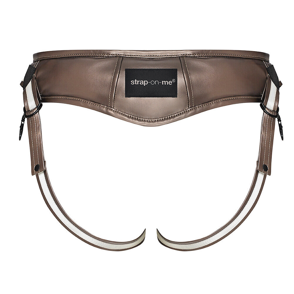 Strap On Me Leatherette Desirous Harness One Size|Front View|"premium harness - front view"