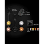 Dorcel-Training-Balls-Remote-Controlled-Geisha-Balls|Detail View|"control features-detail view"