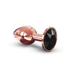 Dorcel Diamond Butt Plug Rose Gold Small|Side View|"small diamond design-side view"|