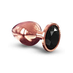 Dorcel Diamond Butt Plug Rose Gold Large|Side View|"rose gold design-side view"|