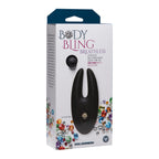 Body Bling Breathless Rechargeable Clitoral Vibrator|Side View|"Ergonomic design device - side view"