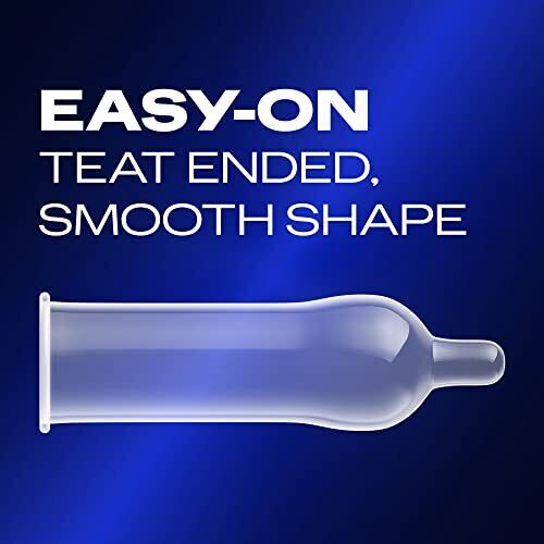 Durex Extended Pleasure Regular Fit Condoms 12 Pack|Side View|"pack features-side view"|