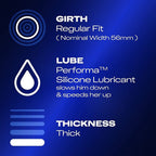 Durex Mutual Climax Regular Fit Condoms 12 Pack|Set View|"complete pack set-set view"|