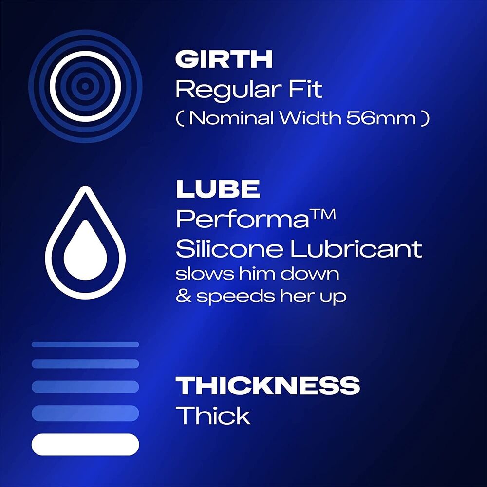 Durex Mutual Climax Regular Fit Condoms 12 Pack|Set View|"complete pack set-set view"|