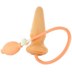 Inflatable-Butt-Plug-With-Pump|Front View|"adjustable pleasure plug-front
