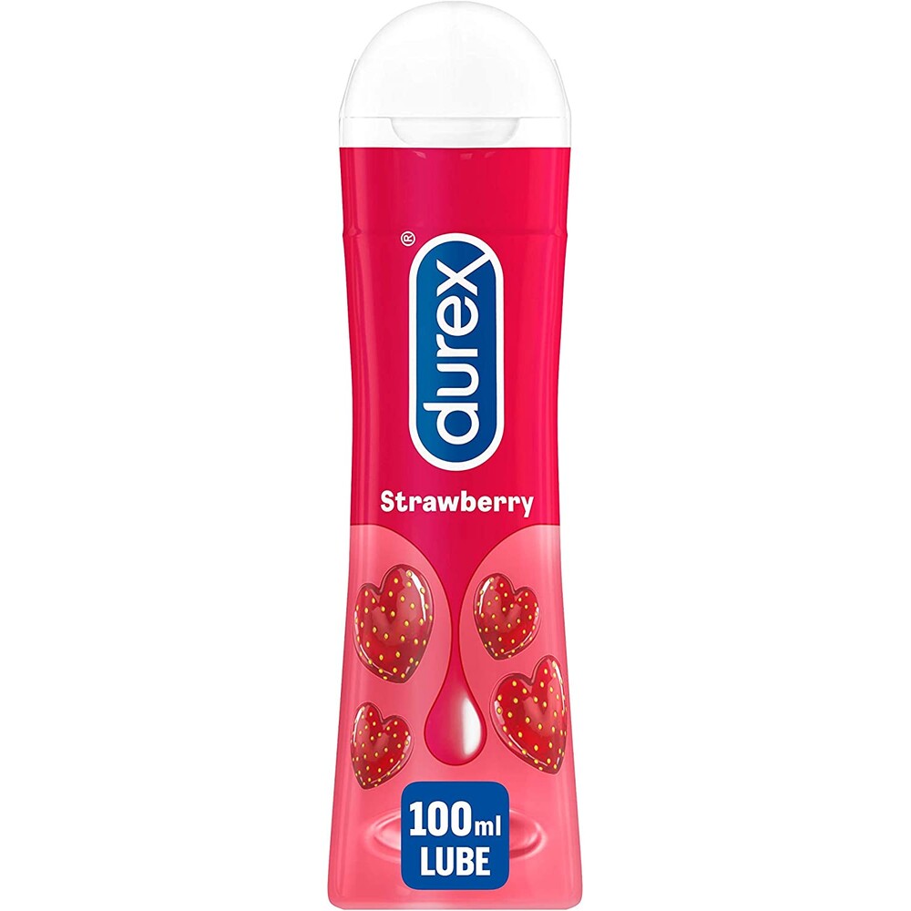 Durex-Strawberry-Gel-Lubricant-100ml|Front-View|"strawberry-gel-lubricant-front-view"