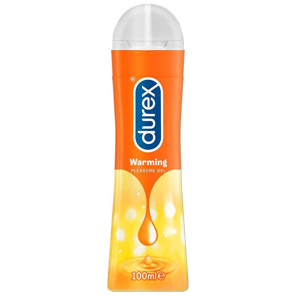 Durex Warming Gel Lubricant 100ml|Front View|"warming gel-front view adult toys direct"|