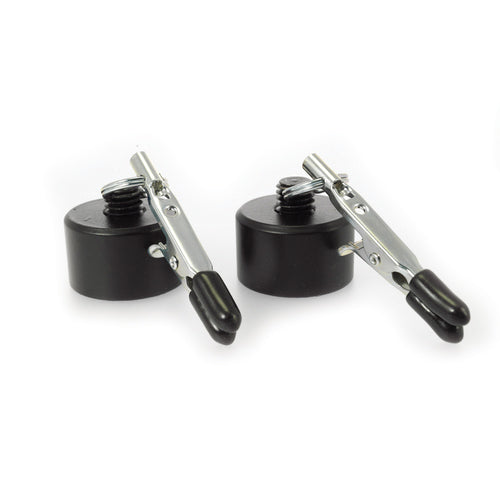 Nipple Clamps With 100 Gram Weights|Front View|"nipple clamps-front view"|