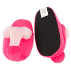 Pink Penis Slippers|Back View|"pink novelty slippers - back view"