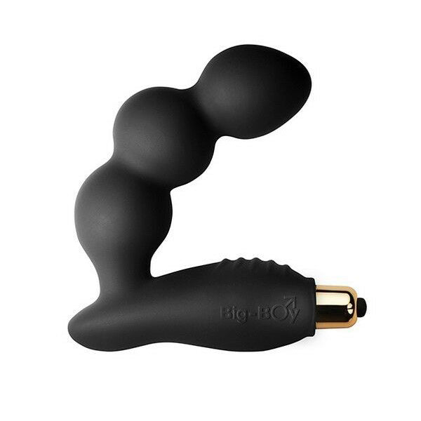 Rocks-Off-7-Speed-Big-Boy-Black-Prostate-Massager|Front View|"premium massager device-front view"