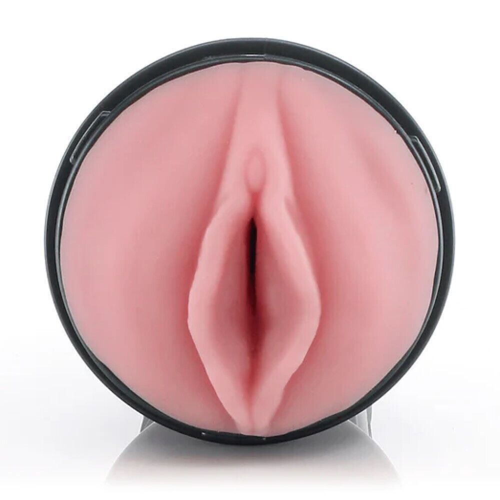 Fleshlight Vibro Pink Lady Touch Masturbator|Side View|"vibro design - side view"
