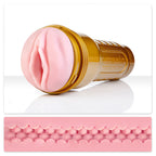 Fleshlight STU Pink Vagina Masturbator|Front View|"training device - front view"