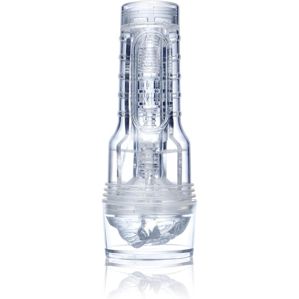 Fleshlight Ice Lady Crystal Masturbator|Back View|"see-through massager - back view"