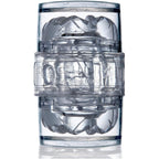 Fleshlight Quickshot Vantage Clear|Front View|"Fleshlight Quickshot Vantage Clear - front view"