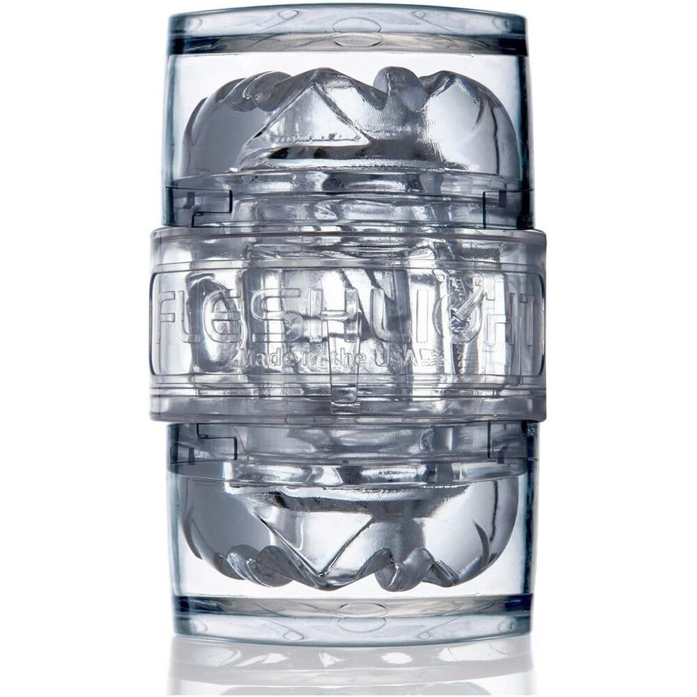 Fleshlight Quickshot Vantage Clear|Front View|"Fleshlight Quickshot Vantage Clear - front view"