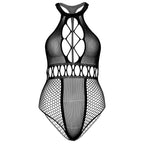 Leg Avenue Seamless Bodysuit UK 14 to 18|Detail View|"plus size seamless bodysuit - detail view"
