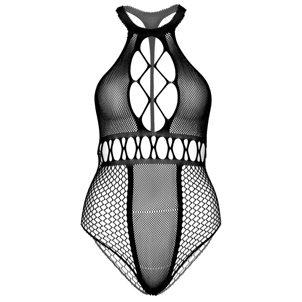 Leg Avenue Seamless Bodysuit UK 14 to 18|Detail View|"plus size seamless bodysuit - detail view"