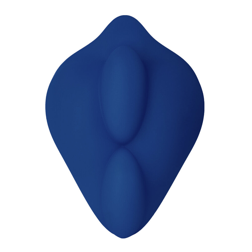 Bumpher Dildo Base Stimulation Cushion Blue|Front View|"cushion design - front view"