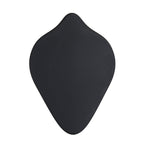 bcush Dildo Base Stimulation Cushion Black|Side View|"comfort fit - side view"