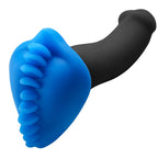 Shagger Dildo Base Stimulation Cushion Blue|Detail View|"surface detail - detail view"