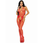 Leg Avenue Net Suspender Body UK 6 to 12|Front View|"net suspender body - front view"