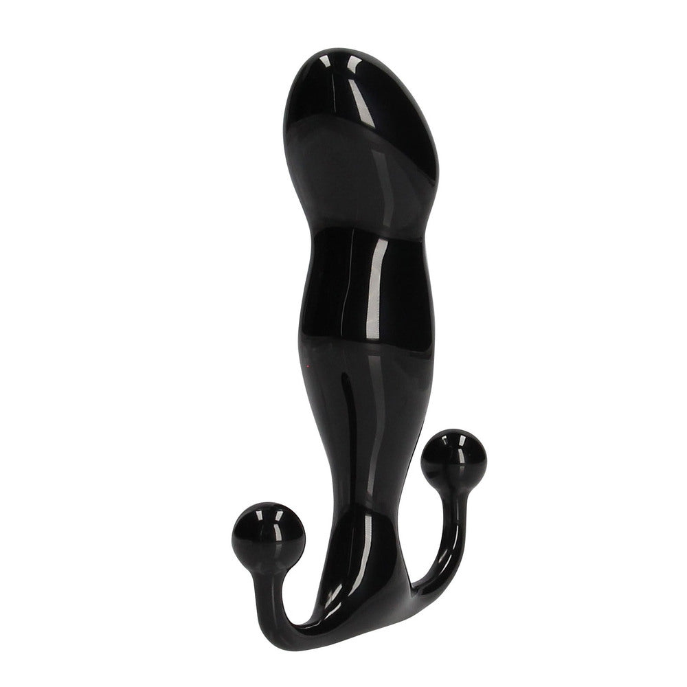Aneros-Progasm-Black-Ice-Prostate-Massager|Side View|"ergonomic design-side view"