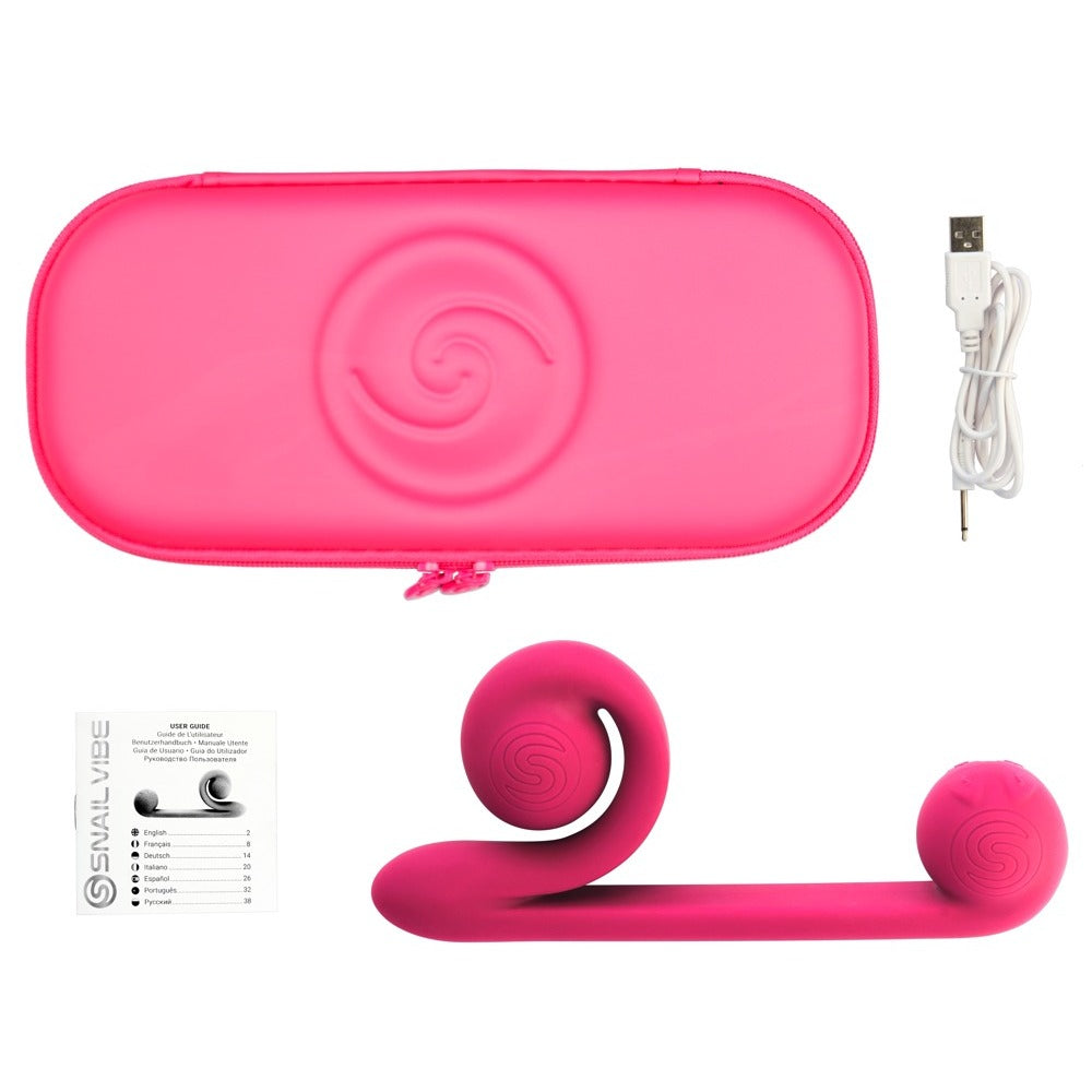 Snail Vibrator|Kit View|"Complete stimulation system - kit view"