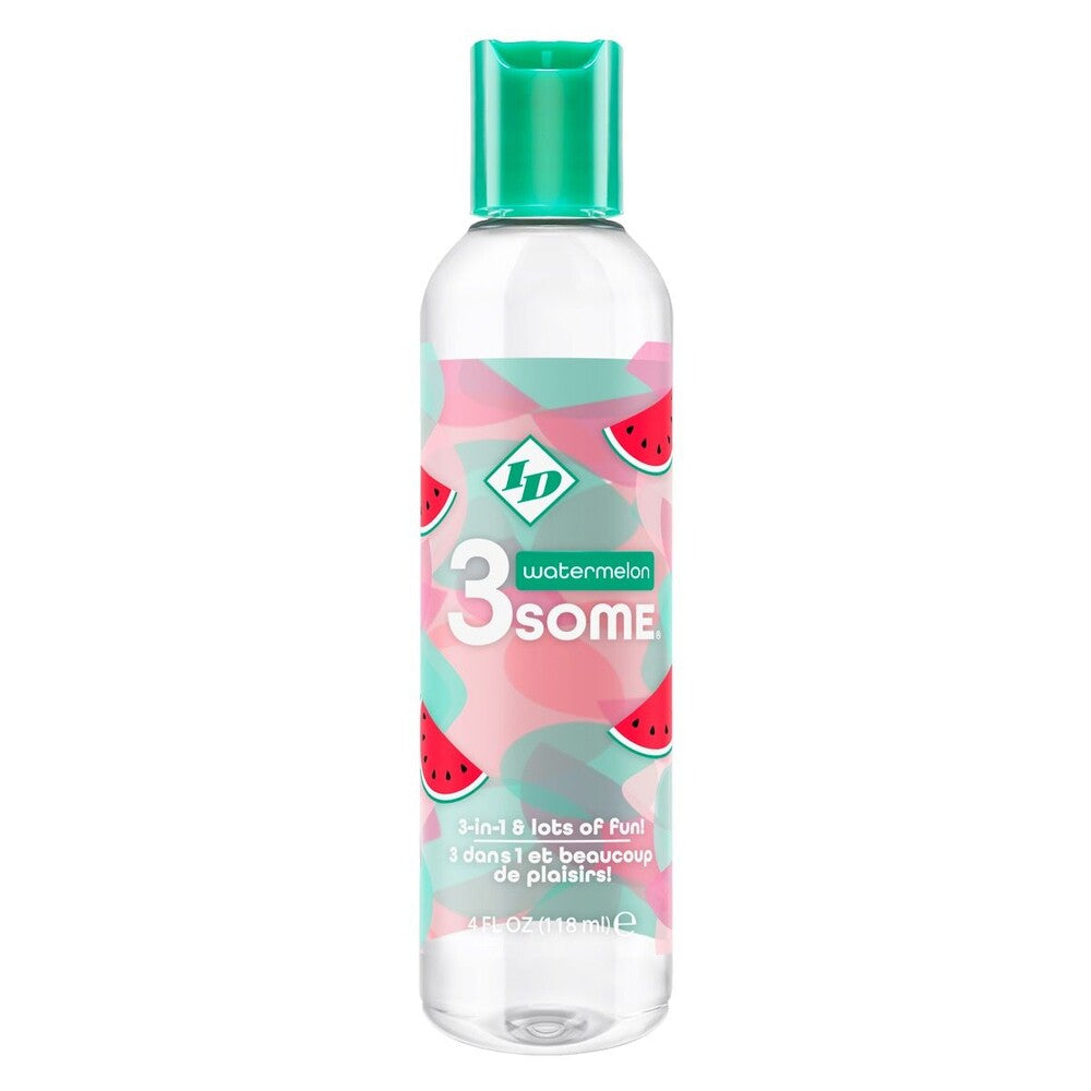 ID-3some-Watermelon-3-In-1-Lubricant-118ml|Front-View|"watermelon-flavored-multipurpose-lubricant-front-view"
