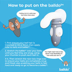 Balldo The Worlds First Ball Dildo Steel Grey|Back View|"quality build - back view"