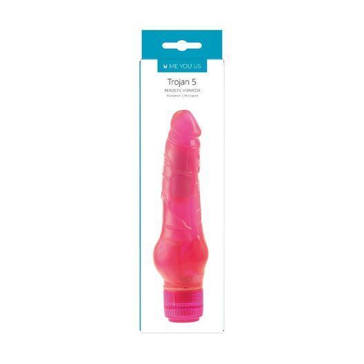 Me You Us Trojan 5 Realistic Vibrator|Back View|"quality build - back view"