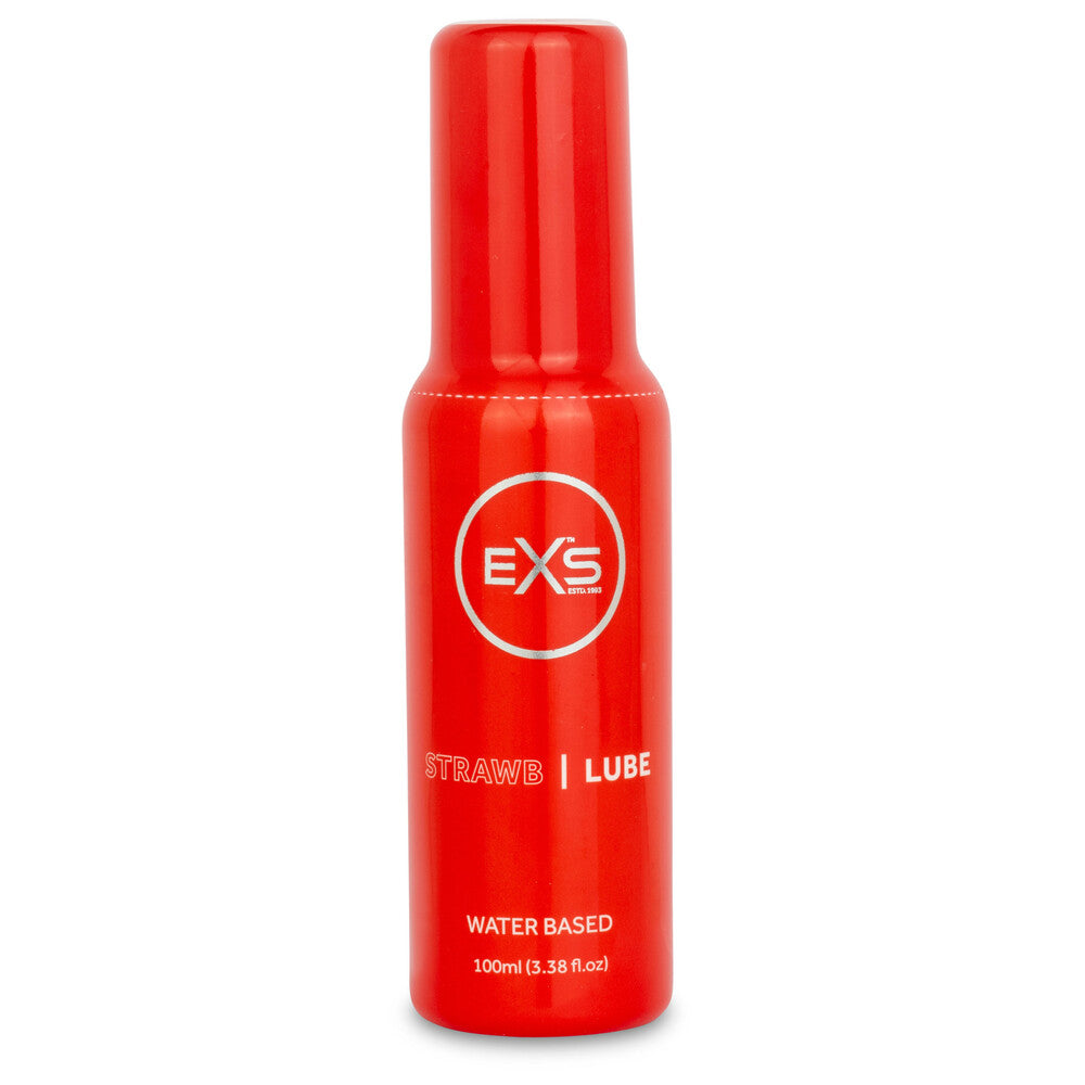 EXS-Premium-Strawberry-Lubricant-100ml|Front-View|"premium-strawberry-lubricant-front-view"