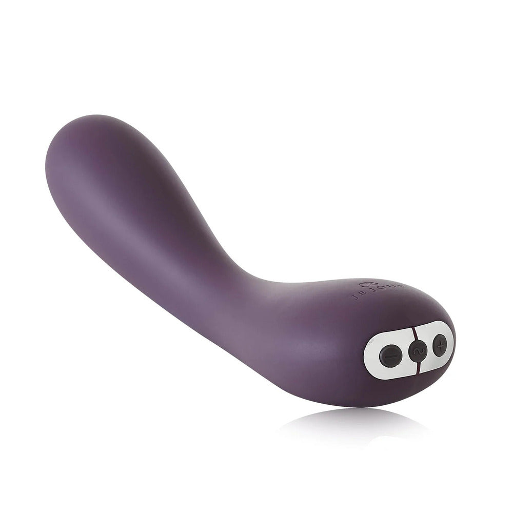 Je-Joue-Uma-GSpot-Vibrator-Purple|Side View|"curved design-side view"