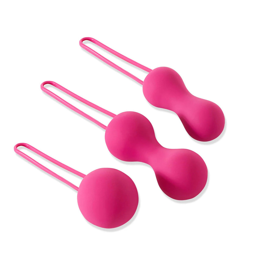 Je-Joue-Ami-Kegel-Balls-Fuchsia|Detail View|"exercise features-detail view"