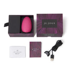 Je Joue Mimi Soft Clitoral Vibrator Fuchsia|Kit View|"Complete pleasure system - kit view"