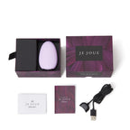 Je Joue Mimi Soft Clitoral Vibrator Lilac|Kit View|"Complete pleasure system - kit view"