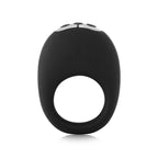 Je Joue Mio Rechargeable Cock Ring Black|Front View|"mio design - front view"