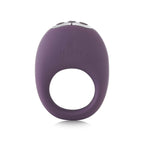 Je Joue Mio Rechargeable Cock Ring Purple|Front View|"mio design - front view"