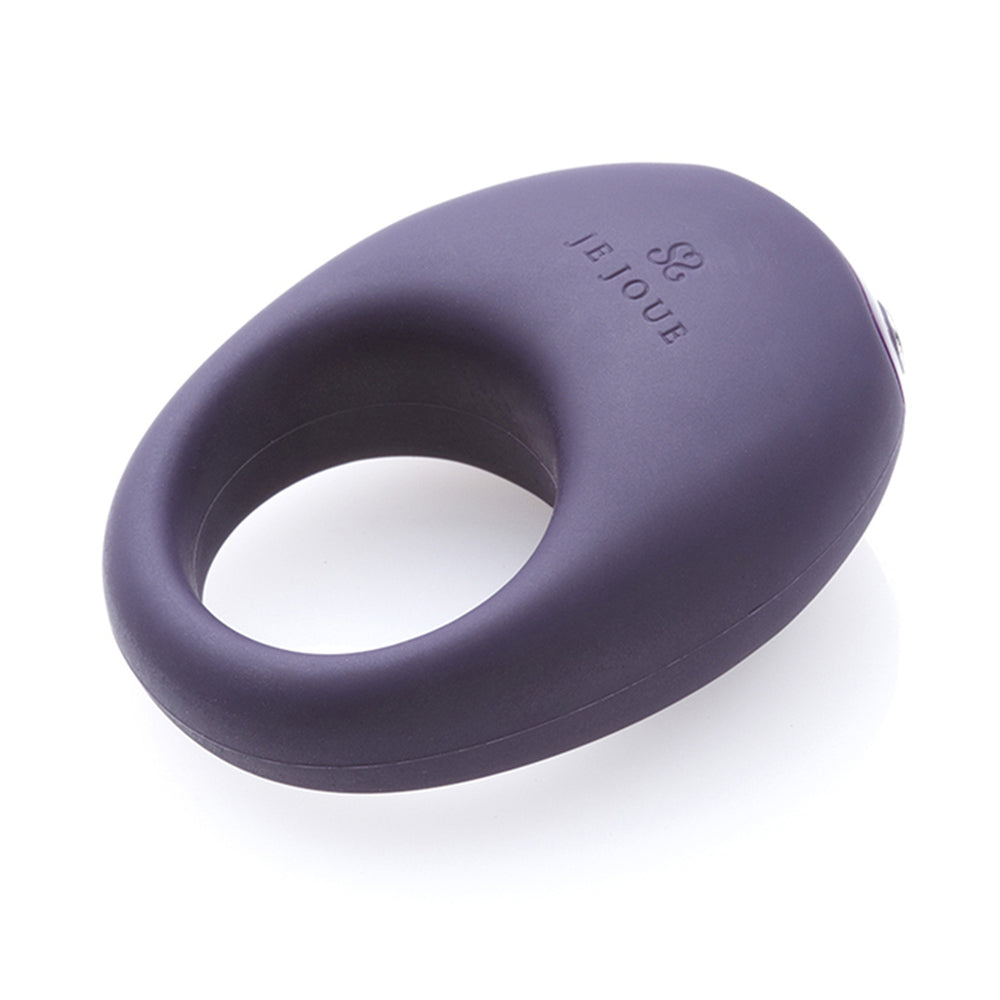 Je Joue Mio Rechargeable Cock Ring Purple|Side View|"joue detail - side view"