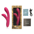 Je-Joue-Juno-Sleek-GSpot-Vibrator-Fuchsia|Kit View|"complete pleasure set-kit view"