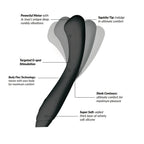 Je-Joue-Juno-Flex-Sleek-GSpot-Vibrator|Detail View|"control features-detail view"