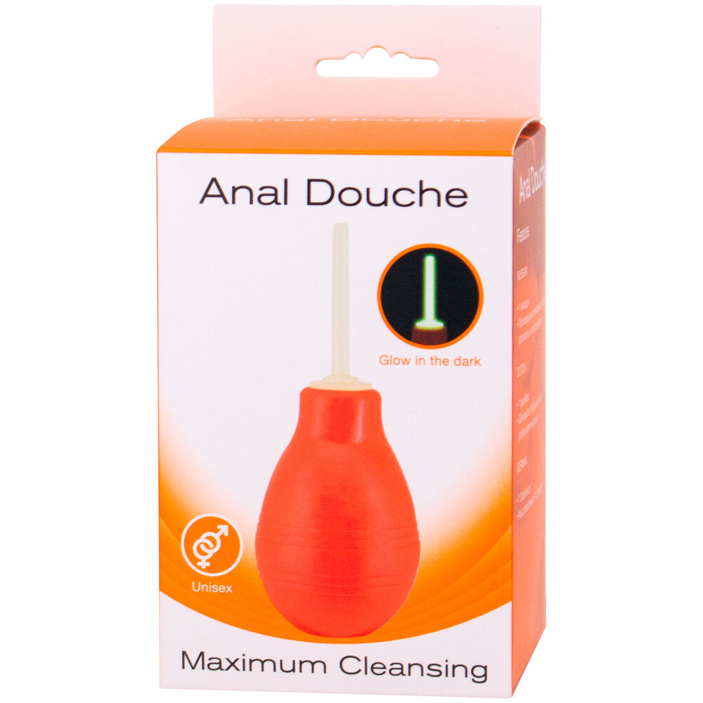 Anal Douche With Glow In The Dark Nozzle|Side View|"nozzle detail-side view adult toys direct"|