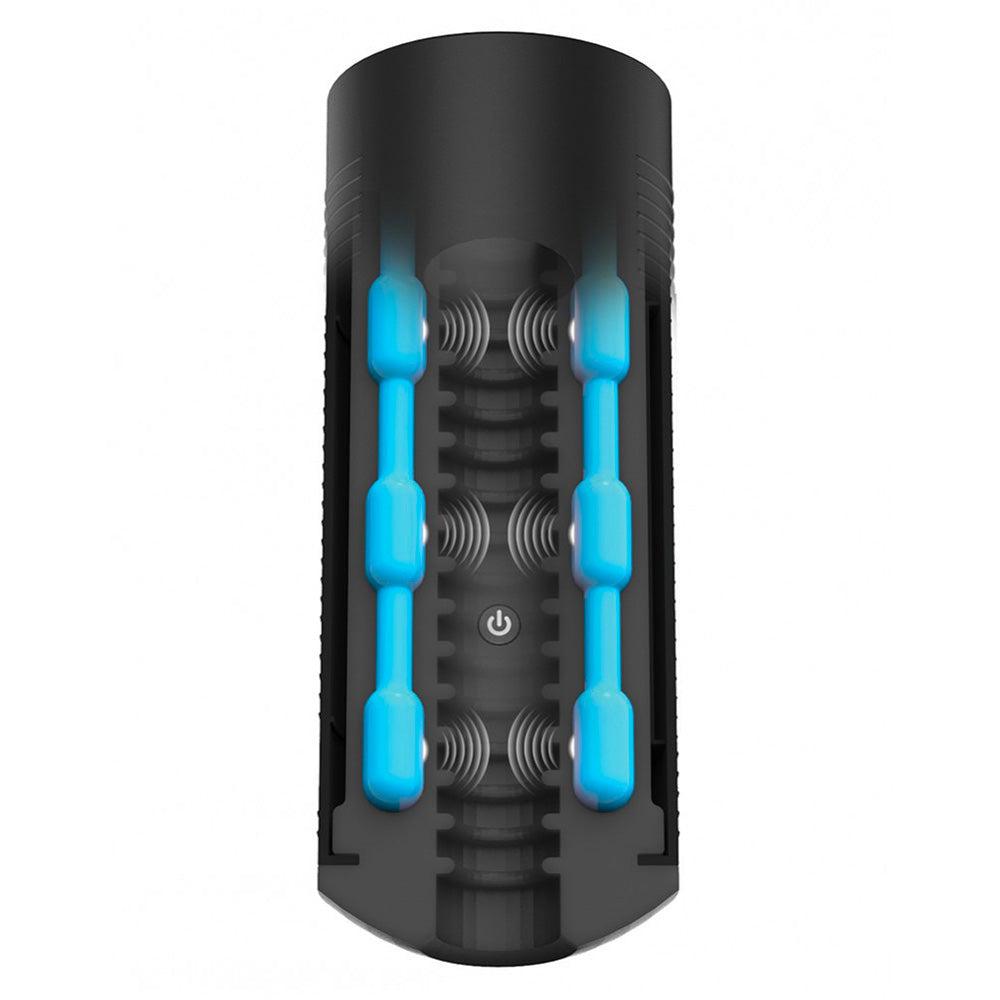 Kiiroo Titan Vibrating Interactive Stroker|Side View|"stroker detail - side view"