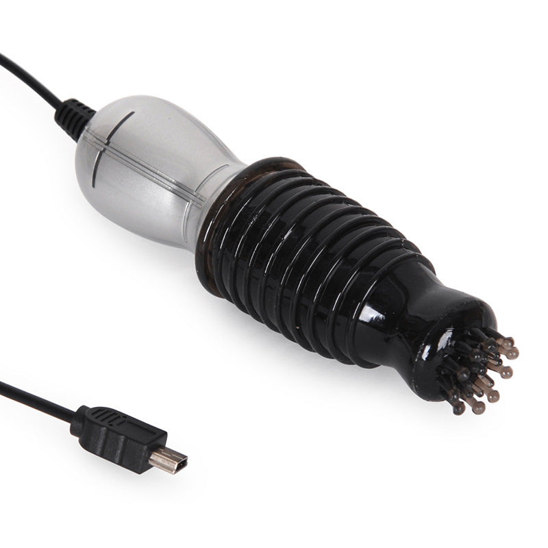 Rends R1 Feel Mont Blanc Black Clitoral Vibrator|Front View|"Mont blanc vibrator - front view"