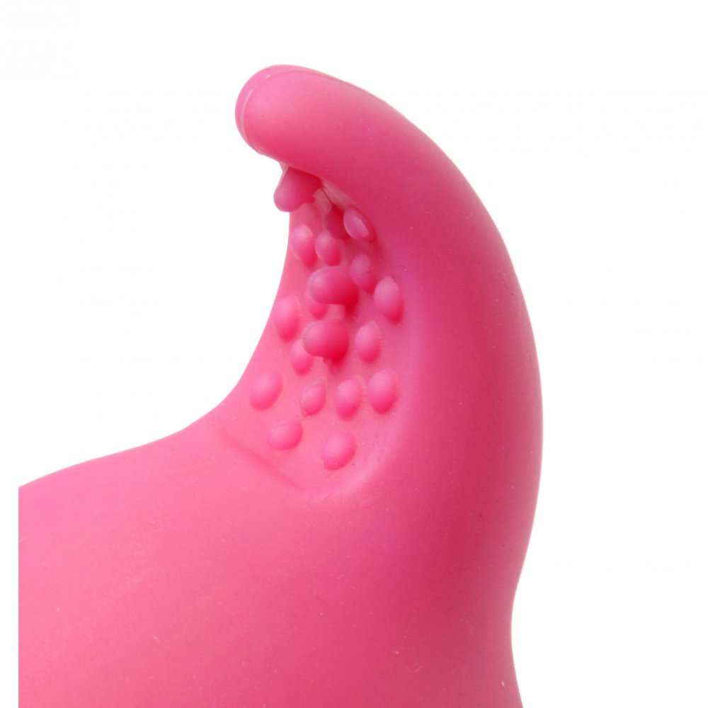 XR Wand Essentials Nuzzle Tip Silicone Wand Attachment | Detail | "flexible tip design - detail view"