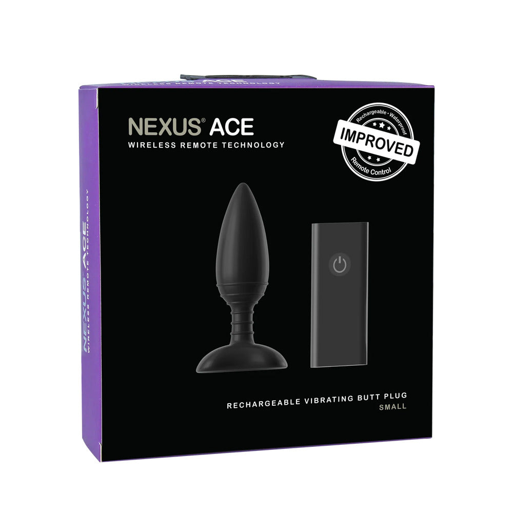 Nexus-Ace-Rechargeable-Vibrating-Butt-Plug-Small|Kit View|"complete pleasure set-kit view"