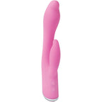 Adam-And-Eve-Silicone-GGasm-Rabbit-Vibrator|Side View|"dual stimulation design-side view"