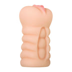 Adam And Eve Adams Tight Stroker With Massage Beads|Front View|"adams design - front view"