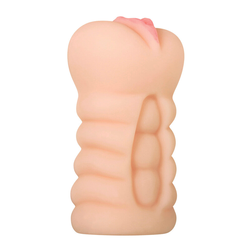 Adam And Eve Adams Tight Stroker With Massage Beads|Front View|"adams design - front view"
