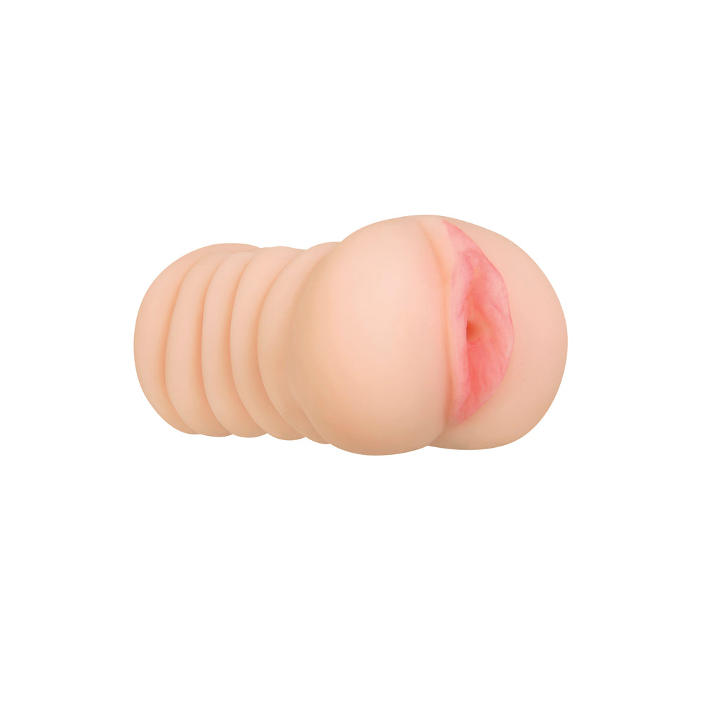 Adam And Eve Adams Tight Stroker With Massage Beads|Side View|"beads detail - side view"
