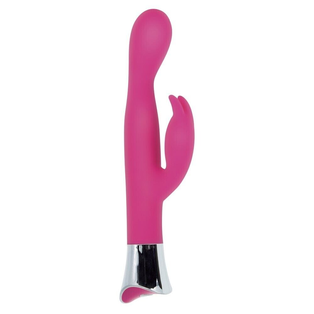 Adam-And-Eve-Silicone-GBunny-Slim-Vibrator|Front View|"slim gbunny-front view"